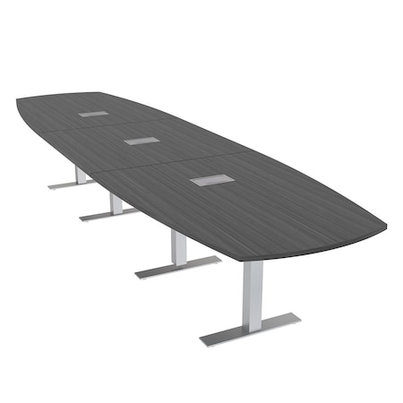 Skutchi Designs 45 in W, 166 in L, 29 in H, Engineered Wood Top, Grey HAR-ABOT-46X168-T-ELEC-ASIANNIGHT